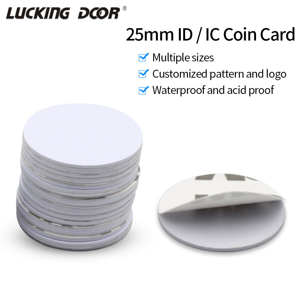 Nfc Tag Programmable - 100pcs/Lot 125khz 13.56mhz RFID Tag Keychain