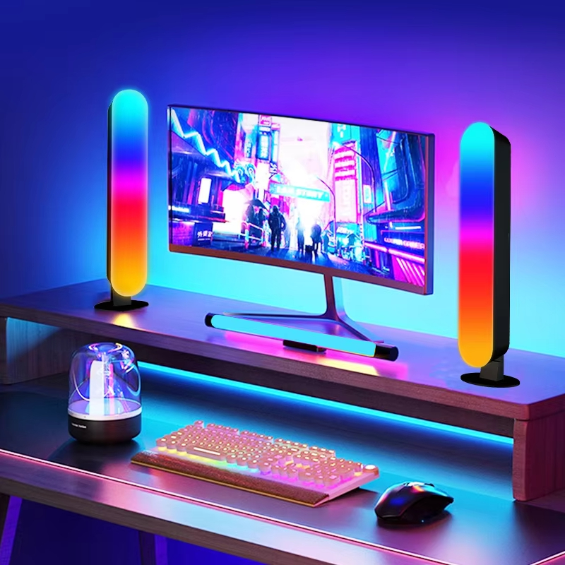 1pc Computer Desktop Decorativ - Rgb Desk Lamp Smart avaliação e preço