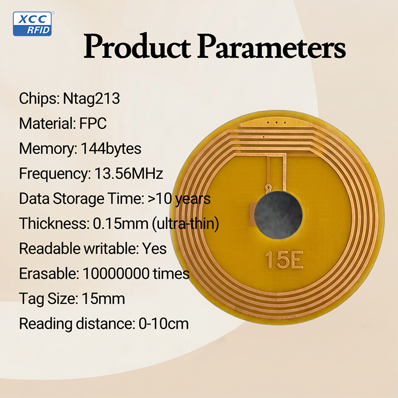 15mm NFC Chip Ntag213 Programm - Nfc Tag Programmable avaliação e preço