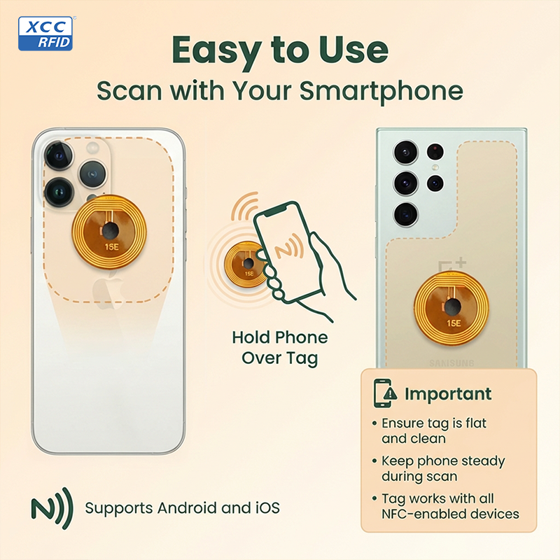 15mm NFC Chip Ntag213 Programm - Nfc Tag Programmable avaliação e preço