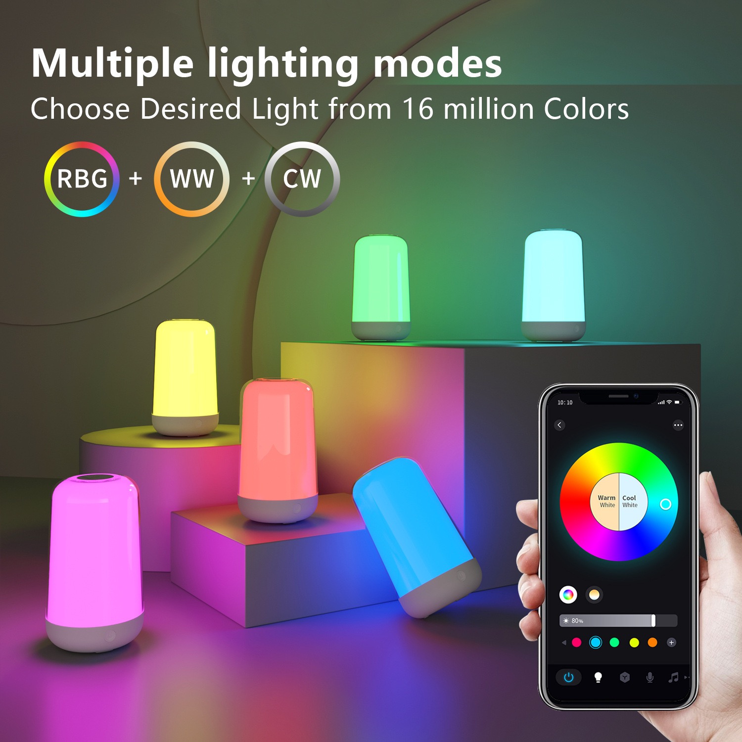 Smart Touch Table Lamp Works w - Rgb Desk Lamp Smart avaliação e preço