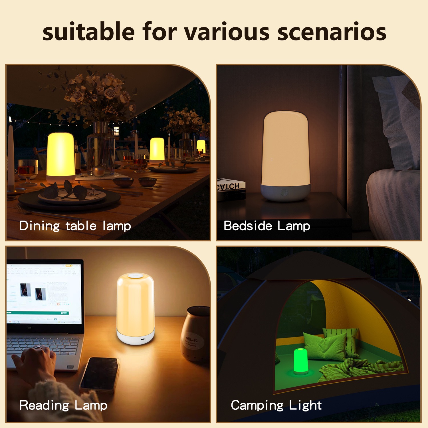 Smart Touch Table Lamp Works w - Rgb Desk Lamp Smart avaliação e preço