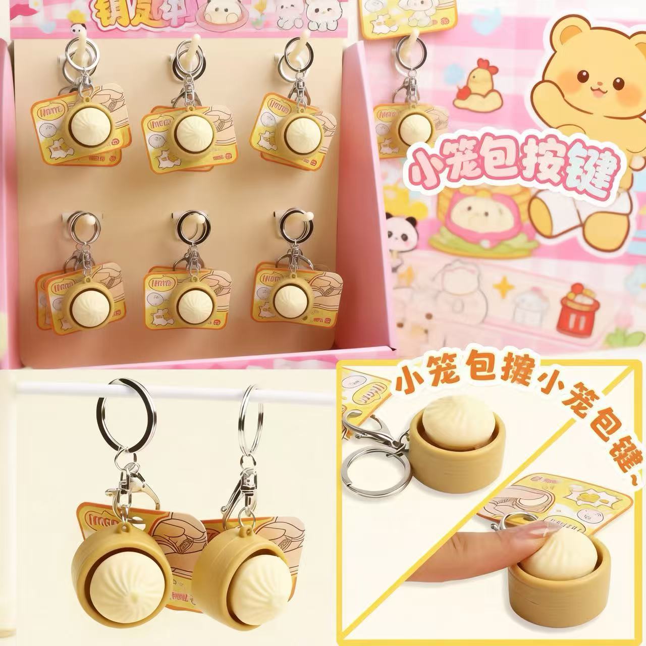 Mini Squishy Dumplings Button  - Electronics Latest Gadgets avaliação e preço