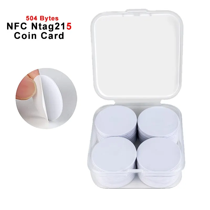 20pcs 50pcs 13.56MHz Ntag215 N - Nfc Tag Programmable avaliação e preço
