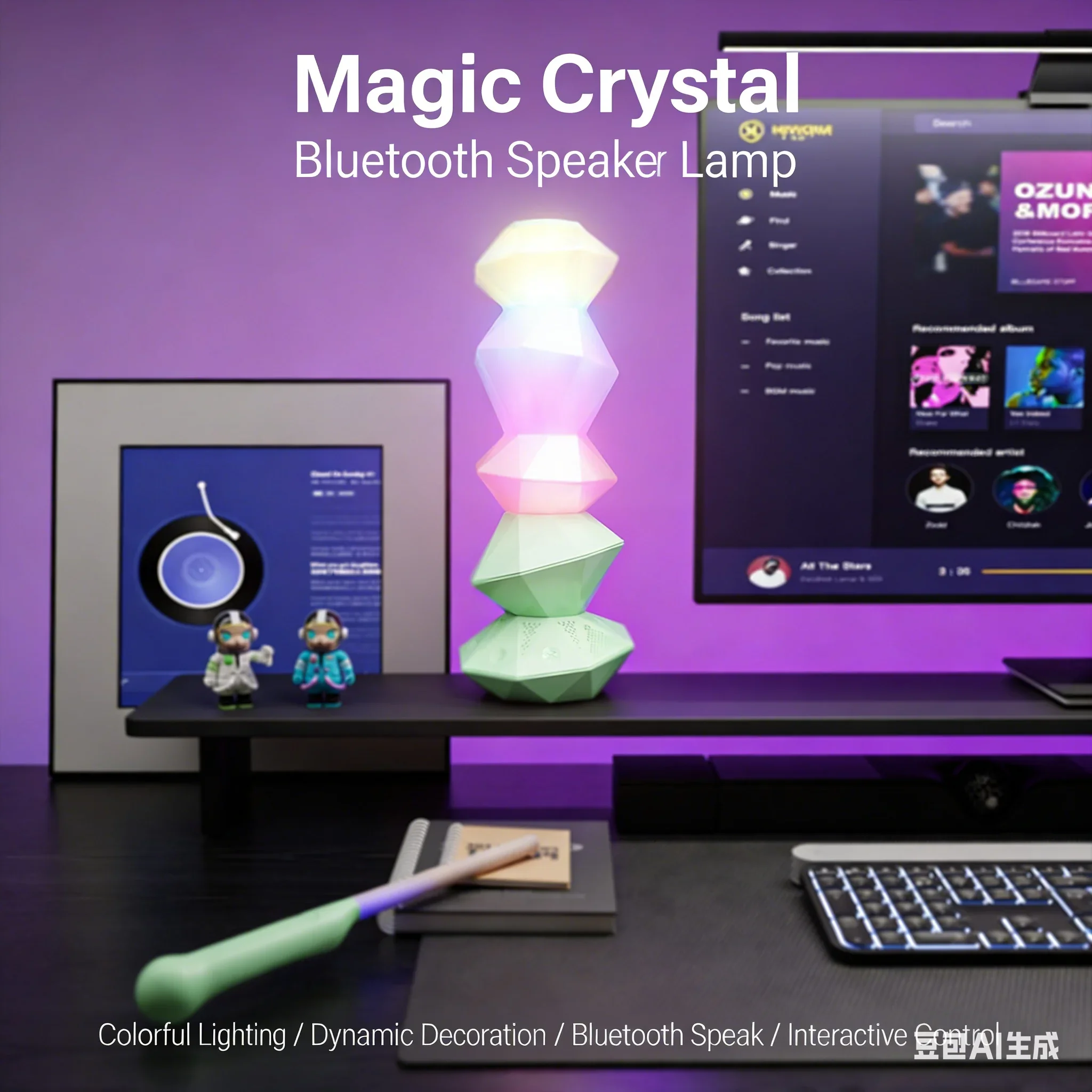 New Creative Smart Bluetooth S - Rgb Desk Lamp Smart avaliação e preço