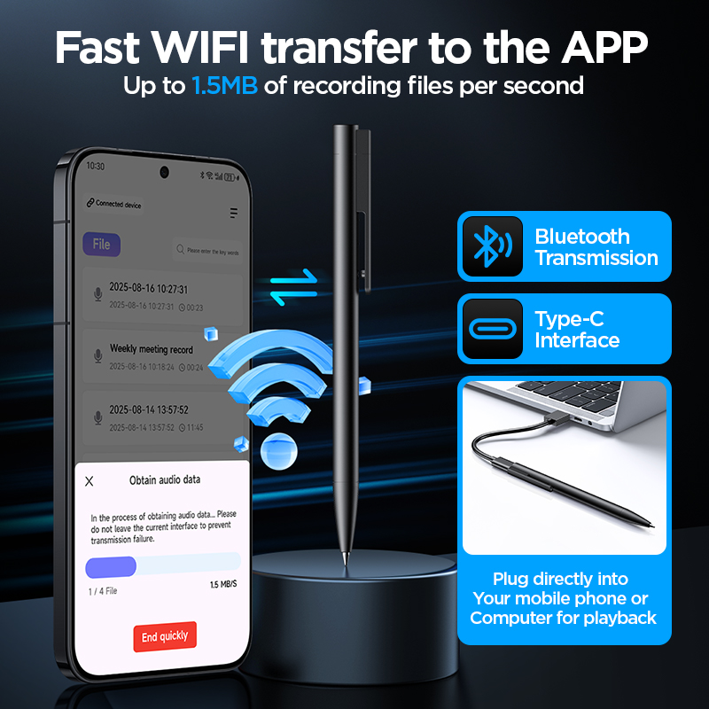 Writing Pen AI Voice Recorder  - Voice Recorder Pen avaliação e preço