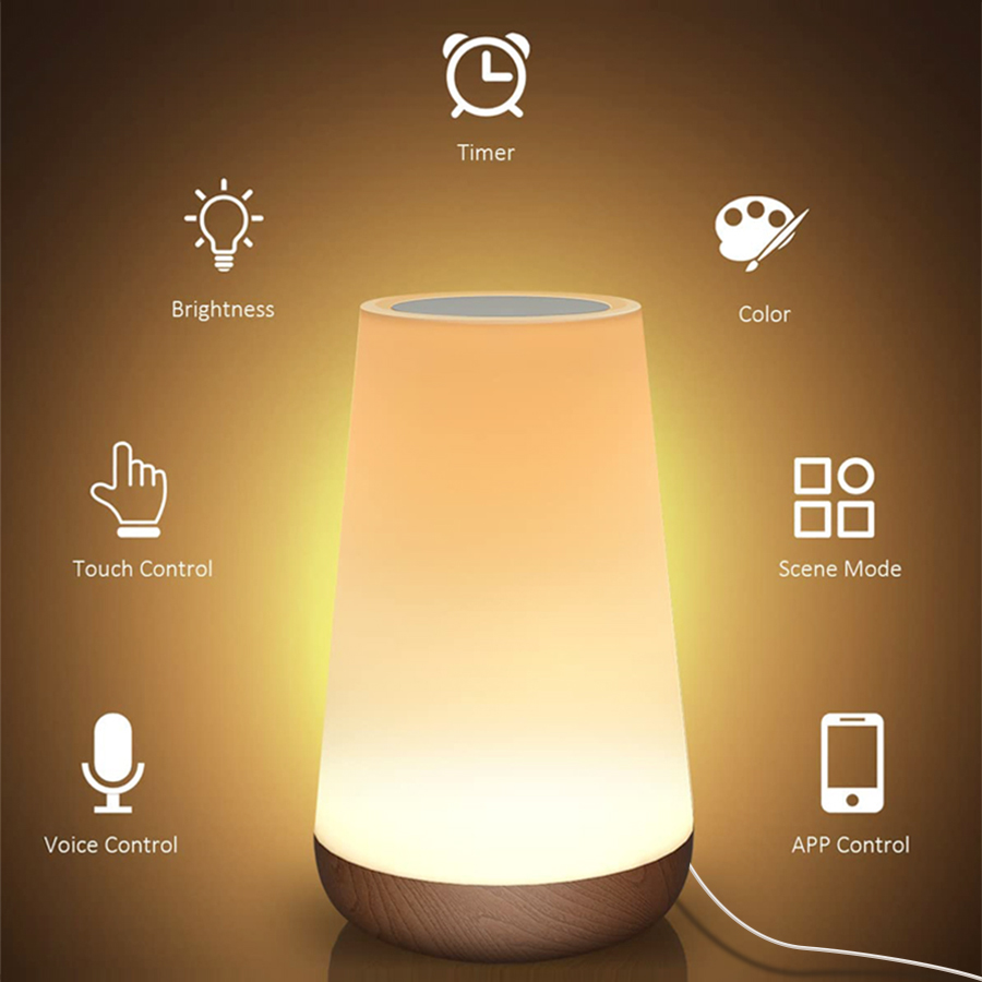 Tuya WiFi Smart Table Lamp Dim - Rgb Desk Lamp Smart avaliação e preço