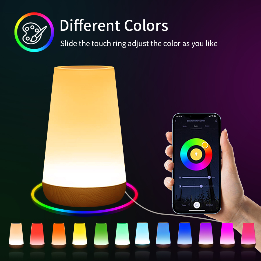 Tuya WiFi Smart Table Lamp Dim - Rgb Desk Lamp Smart avaliação e preço