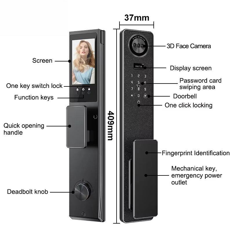 Tuya WiFi Smart Door Lock, Hom - Electronics & Gadgets Starting With T avaliação e preço