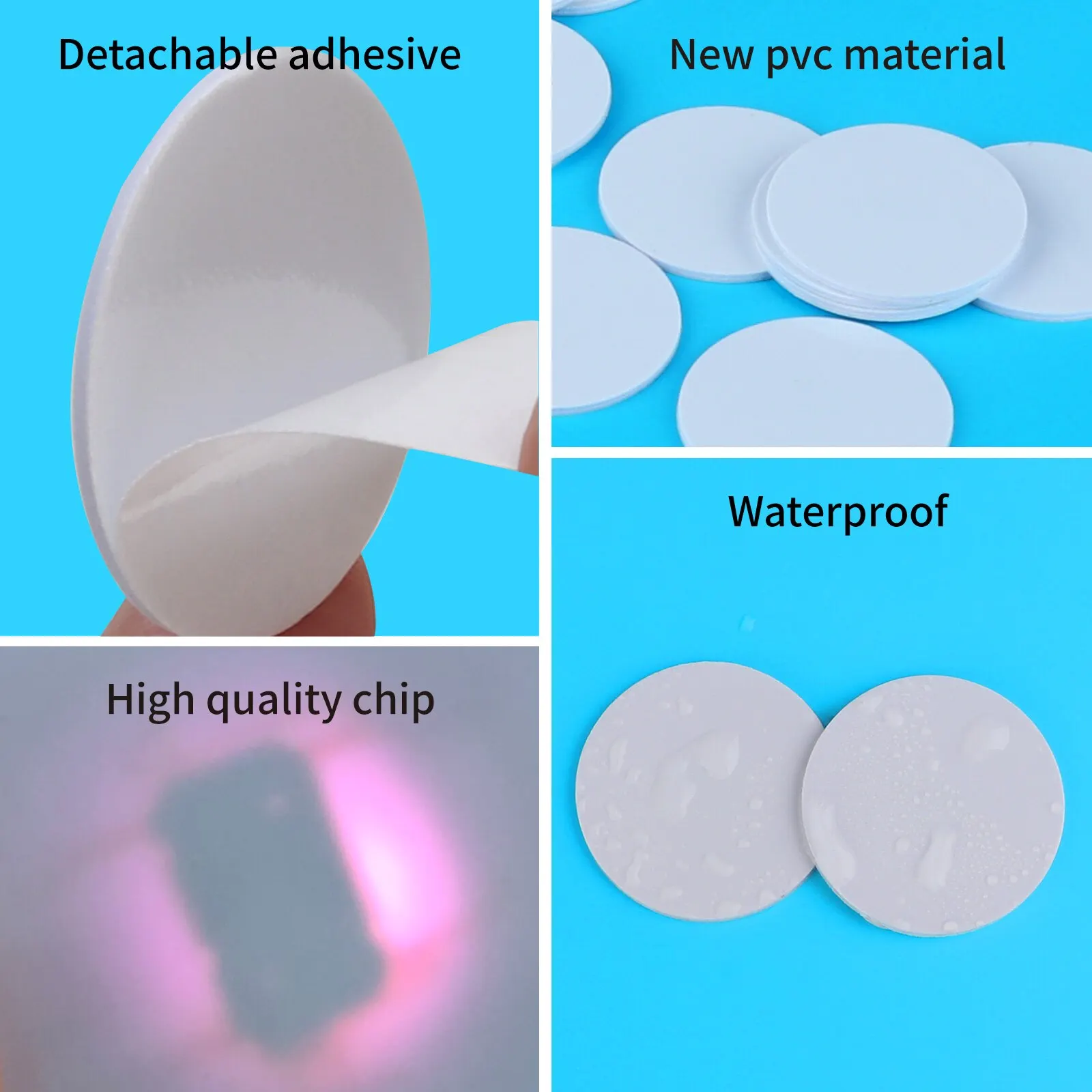 20pcs  13.56MHz Ntag215 NFC Co - Nfc Tag Programmable avaliação e preço