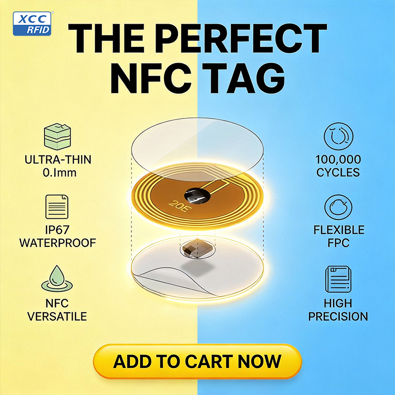 20mm FPC NFC Sticker NTAG213 C - Nfc Tag Programmable avaliação e preço