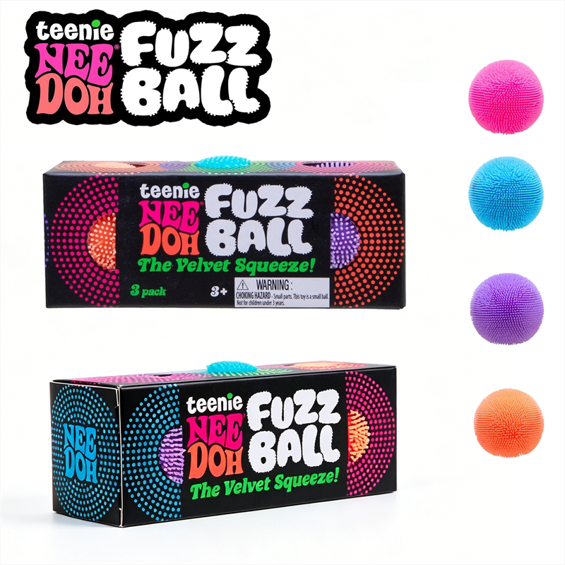 Needoh Mini 3 Pack Fuzz Ball S - Electronics Latest Gadgets avaliação e preço