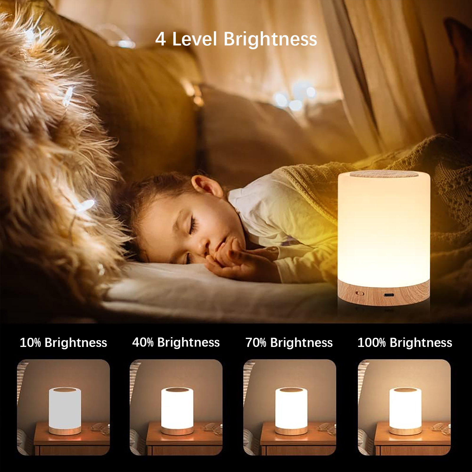 Smart LED Night Light, Portabl - Rgb Desk Lamp Smart avaliação e preço