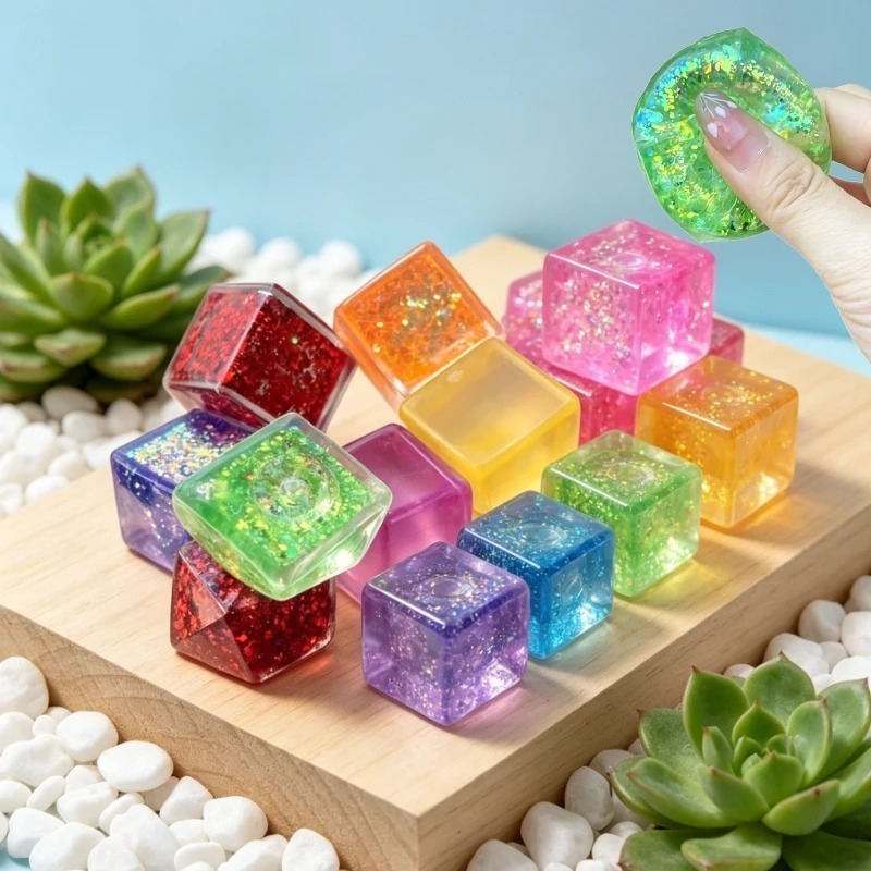 Squishy Mini Water Cube Squeez - Electronics Latest Gadgets avaliação e preço