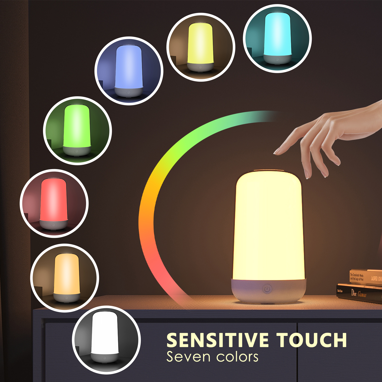 Smart Touch LED Night Light RG - Rgb Desk Lamp Smart avaliação e preço