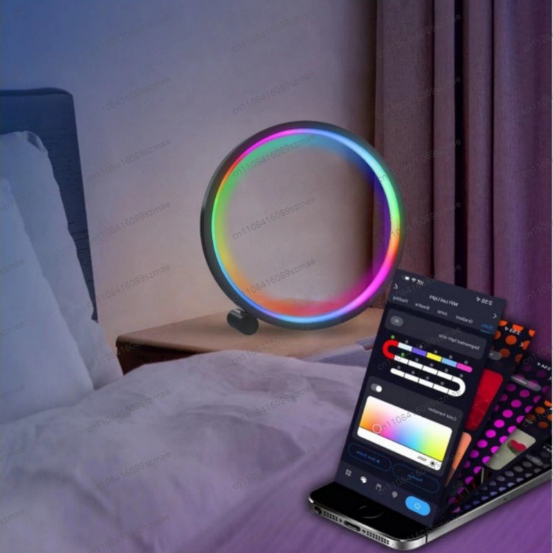 RGB Desktop Ambient Light Crea - Rgb Desk Lamp Smart avaliação e preço