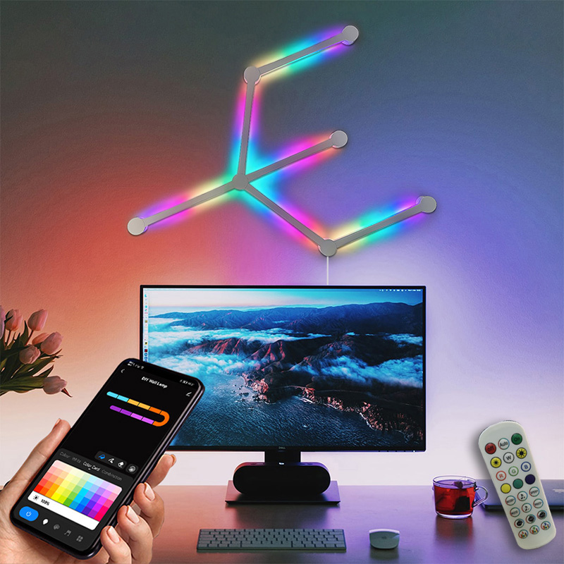 RGB Light Bar,Bluetooth APP Co - Rgb Desk Lamp Smart avaliação e preço