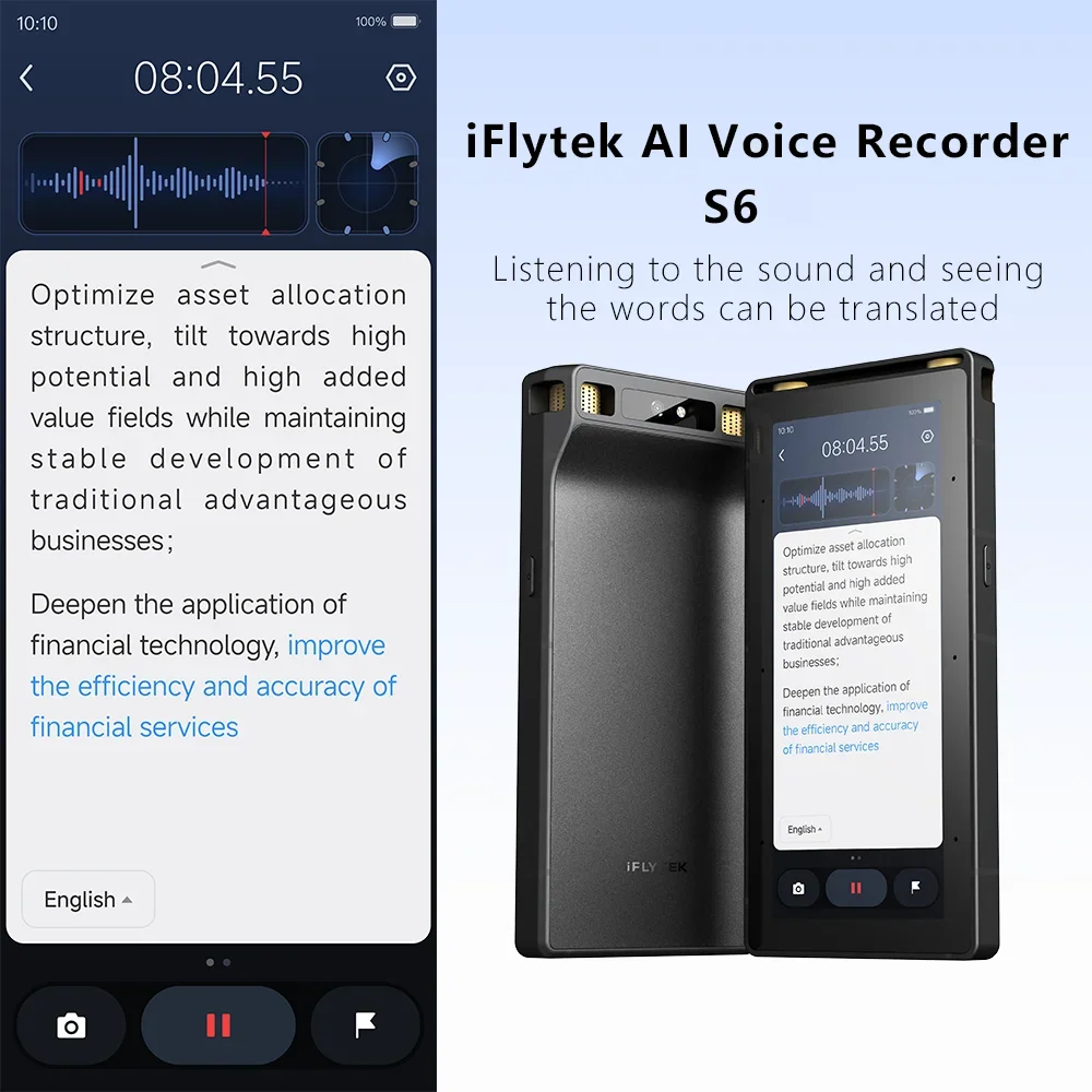 iFlytek AI Recorder S6 Voice R - Voice Recorder Pen avaliação e preço