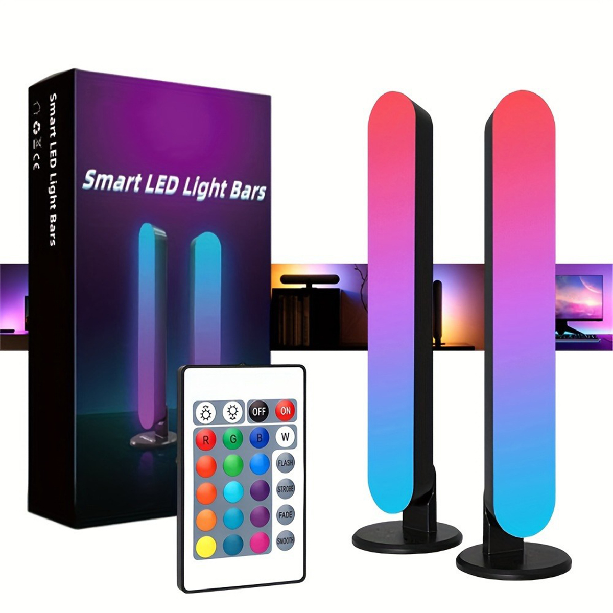 Smart Led Strip Lights With Re - Rgb Desk Lamp Smart avaliação e preço