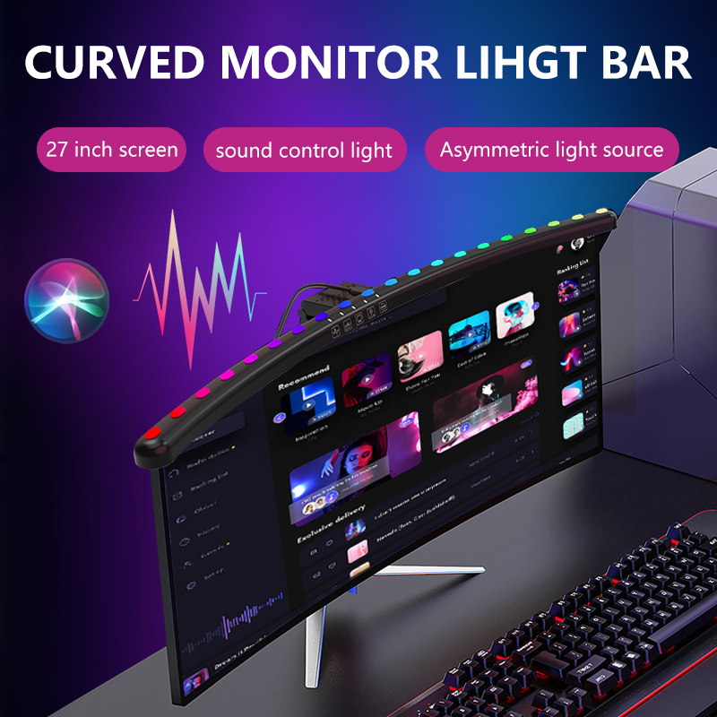 RGB Light Bar Monitor Smart Se - Rgb Desk Lamp Smart avaliação e preço