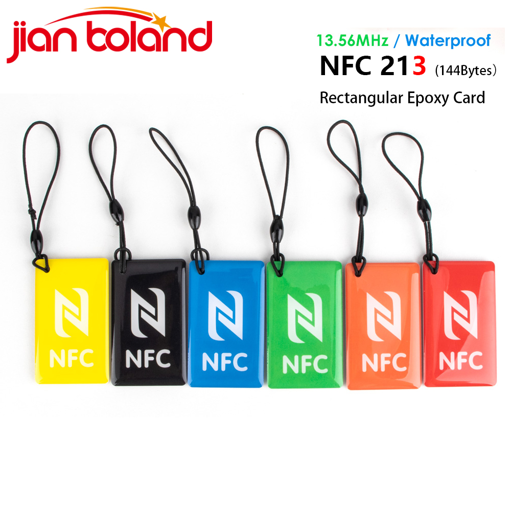 6pcs Rectangular 13.56MHz ISO1 - Nfc Tag Programmable avaliação e preço